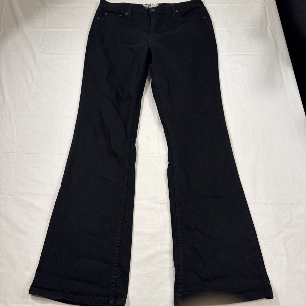 JEANS‎ LEVIS WOMEN 16 Straight BOOT Levi's Signature Dark Wash Stretch